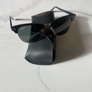 S*O*L*D RAYBAN 3016 CLUBMASTER POLARIZED